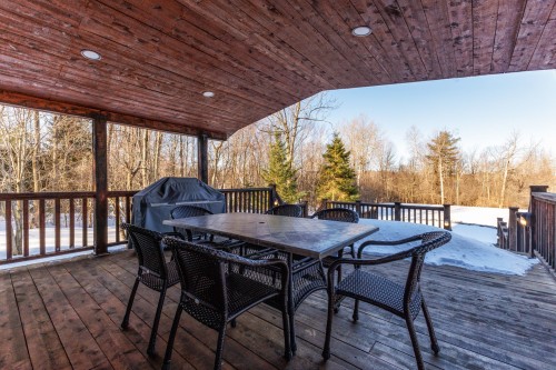 Patio - 306 Rue Ganivet, Rigaud, QC - Outdoor With Deck Patio Veranda With Exterior