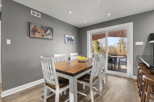 Dinette - 306 Rue Ganivet, Rigaud, QC - Indoor Photo Showing Dining Room