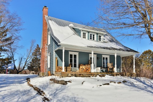 Façade - 203 Route 221 S., Lacolle, QC - Outdoor With Deck Patio Veranda With Facade