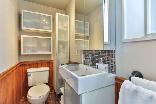 Salle de bains attenante à la CCP - 203 Route 221 S., Lacolle, QC - Indoor Photo Showing Bathroom