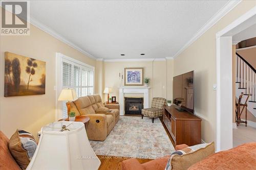 263 Mcclellan Way, Aurora, ON - Indoor Photo Showing Living Room With Fireplace