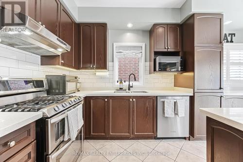 3356 Hiscott Avenue, Burlington, ON - Indoor Photo Showing Kitchen With Stainless Steel Kitchen With Double Sink