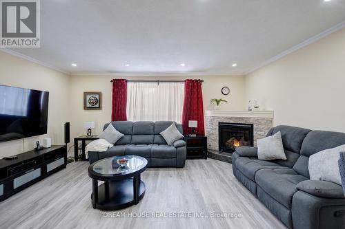 2 - 1655 Geta Circle, Pickering, ON - Indoor Photo Showing Living Room With Fireplace