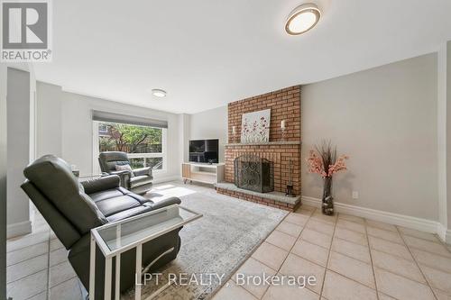 1823 The Chase, Mississauga, ON - Indoor Photo Showing Living Room With Fireplace