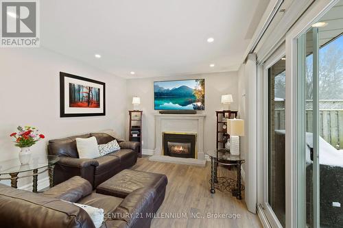 4 Marchmount Crescent, Brampton, ON - Indoor Photo Showing Living Room With Fireplace