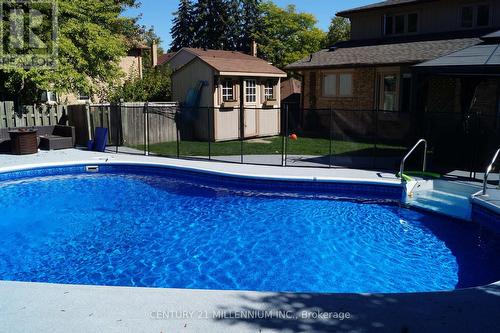 4 Marchmount Crescent, Brampton, ON - Outdoor With In Ground Pool
