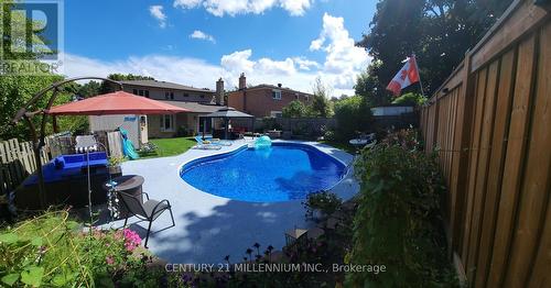 4 Marchmount Crescent, Brampton, ON - Outdoor With In Ground Pool With Backyard