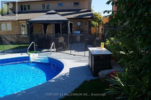 4 Marchmount Crescent, Brampton, ON - Outdoor With In Ground Pool