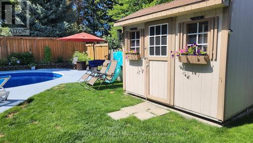 4 Marchmount Crescent, Brampton, ON - Outdoor With In Ground Pool With Deck Patio Veranda