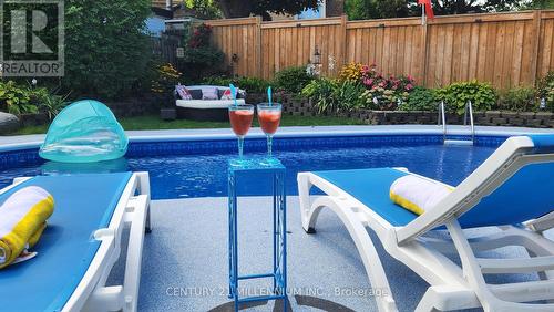 4 Marchmount Crescent, Brampton, ON - Outdoor With In Ground Pool With Deck Patio Veranda With Backyard