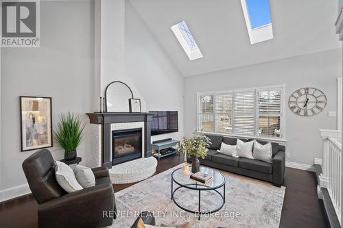 2255 Mohawk Trail, Milton, ON - Indoor Photo Showing Living Room With Fireplace