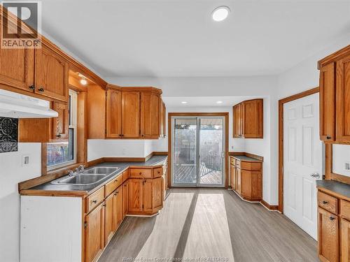 1453 Marentette, Windsor, ON - Indoor Photo Showing Kitchen With Double Sink