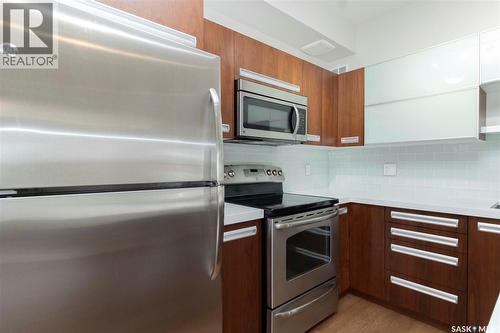 704 1015 Patrick Crescent, Saskatoon, SK - Indoor Photo Showing Kitchen With Upgraded Kitchen