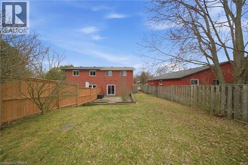 Back of house featuring a patio and a fenced backyard - 7 Forest Drive, Paris, ON - Outdoor