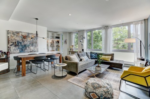 Autre - 201-6500 Av. De L'Esplanade, Montréal (Rosemont/La Petite-Patrie), QC - Indoor Photo Showing Living Room