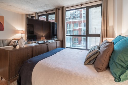 Bedroom - 357-950 Rue Notre-Dame O., Montréal (Le Sud-Ouest), QC - Indoor Photo Showing Bedroom