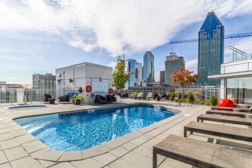 Pool - 357-950 Rue Notre-Dame O., Montréal (Le Sud-Ouest), QC - Outdoor With In Ground Pool