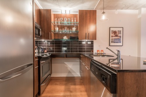 Kitchen - 357-950 Rue Notre-Dame O., Montréal (Le Sud-Ouest), QC - Indoor Photo Showing Kitchen