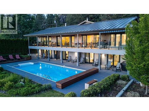 1306 Smethurst Road, Naramata, BC - Outdoor With In Ground Pool With Deck Patio Veranda