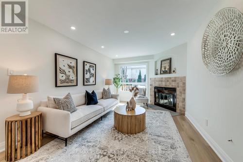 3184 Renton Road, Burlington, ON - Indoor Photo Showing Living Room With Fireplace