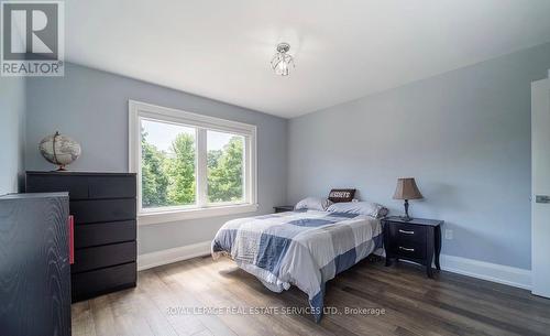 Second Bedroom with Engineered Hardwood Flooring - 2163 Deyncourt Drive, Burlington, ON - Indoor Photo Showing Bedroom