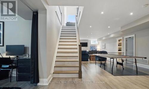 The Finished Basement Extends the Living Space - 2163 Deyncourt Drive, Burlington, ON - Indoor Photo Showing Other Room