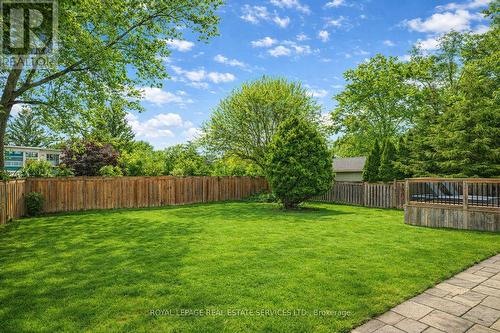 Situated on a Premium 60' x 142' N/W Facing Lot - 2163 Deyncourt Drive, Burlington, ON - Outdoor With Backyard