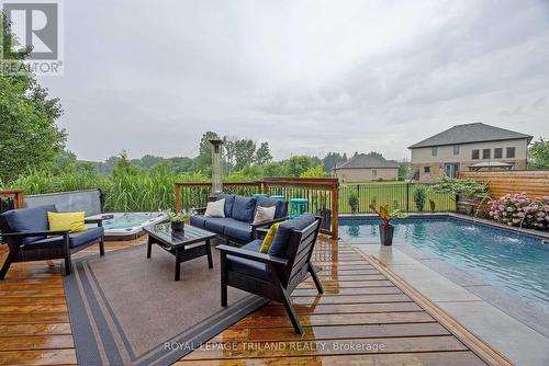 2091 Pennyroyal Street, London North (North D), ON - Outdoor With In Ground Pool With Deck Patio Veranda