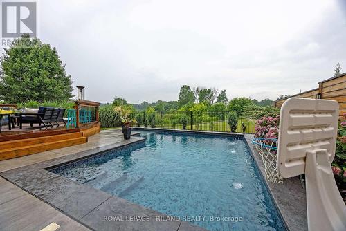 2091 Pennyroyal Street, London North (North D), ON - Outdoor With In Ground Pool
