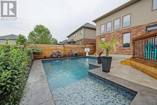 2091 Pennyroyal Street, London North (North D), ON - Outdoor With In Ground Pool With Deck Patio Veranda