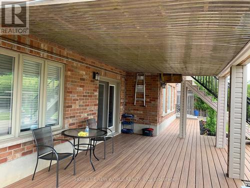 Basement Deck - 106 Paige Street, Kitchener, ON - Outdoor With Deck Patio Veranda With Exterior