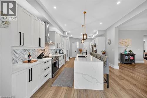 397 Caithness Street E, Caledonia, ON - Indoor Photo Showing Kitchen With Upgraded Kitchen