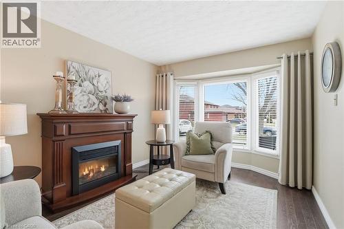 31 Republic Avenue, Hamilton, ON - Indoor Photo Showing Living Room With Fireplace