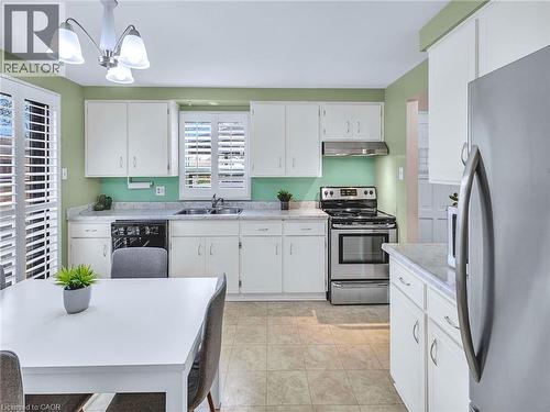 28 Underhill Crescent Unit# 3, Kitchener, ON - Indoor Photo Showing Kitchen With Double Sink