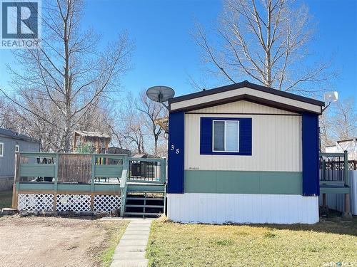 35 Cypress Mobile Home Park, Maple Creek, SK - Outdoor With Deck Patio Veranda
