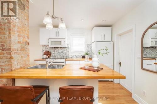 10 Eldon Avenue, Toronto, ON - Indoor Photo Showing Kitchen With Double Sink