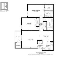 2 bed 2 bath 979 sqft Floor Plan - 