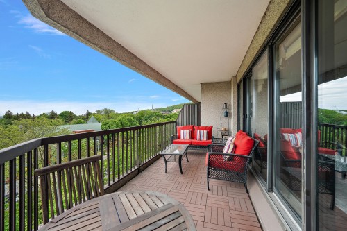 Balcony - 6L-6100 Ch. Deacon, Montréal (Côte-Des-Neiges/Notre-Dame-De-Grâce), QC - Outdoor With Deck Patio Veranda With Exterior