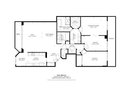 Floor Plan - 6L-6100 Ch. Deacon, Montréal (Côte-Des-Neiges/Notre-Dame-De-Grâce), QC - Other