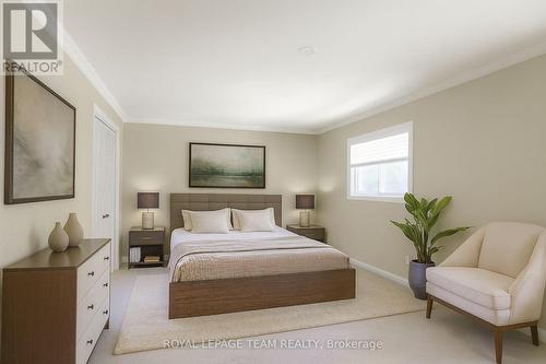 Virtually Stage Primary Bedroom - 962 Dynes Road, Ottawa, ON - Indoor Photo Showing Bedroom