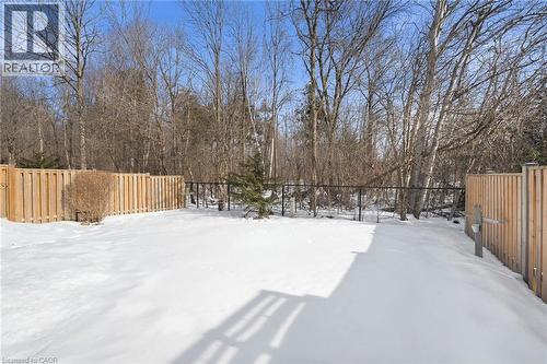 View of snowy yard - 18 Webster Way, Georgetown, ON - Outdoor