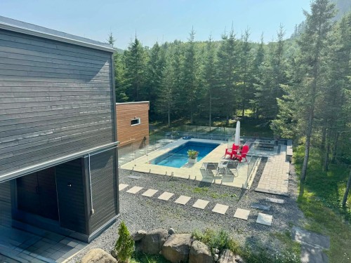 Piscine - 2250 Ch. De L'Étang, Sainte-Adèle, QC - Outdoor With In Ground Pool