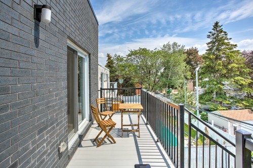 Balcony - 3950 Rue Lacordaire, Montréal (Mercier/Hochelaga-Maisonneuve), QC - Outdoor With Exterior