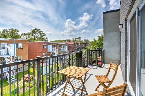 Balcony - 3950 Rue Lacordaire, Montréal (Mercier/Hochelaga-Maisonneuve), QC - Outdoor With Exterior