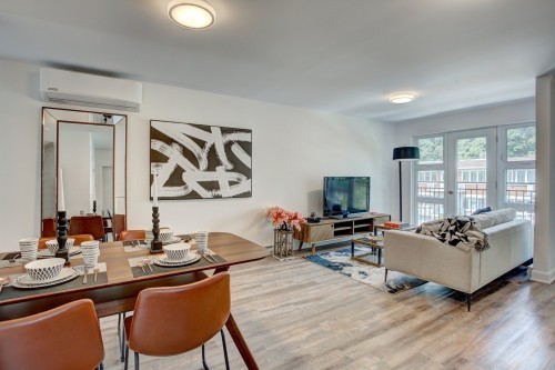 Dining Room - 3950 Rue Lacordaire, Montréal (Mercier/Hochelaga-Maisonneuve), QC - Indoor Photo Showing Living Room