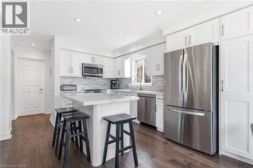 2223 Headon Road, Burlington, ON - Indoor Photo Showing Kitchen With Stainless Steel Kitchen With Upgraded Kitchen