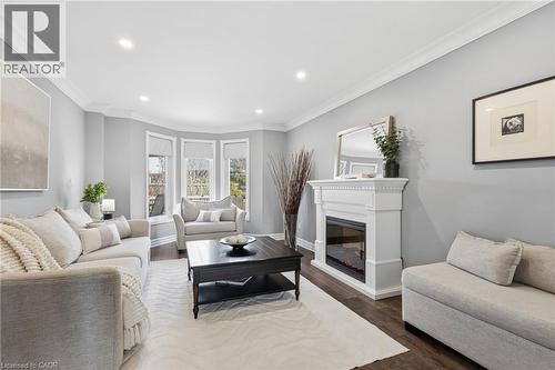2223 Headon Road, Burlington, ON - Indoor Photo Showing Living Room With Fireplace