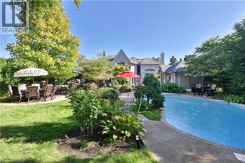 342 Pomona Avenue, Burlington, ON - Outdoor With In Ground Pool