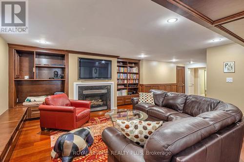 4279 Bridlepath Trail, Mississauga, ON - Indoor Photo Showing Living Room With Fireplace