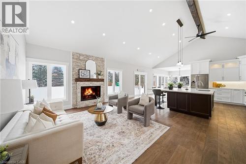 75 Robinson Road, Cambridge, ON - Indoor Photo Showing Other Room With Fireplace